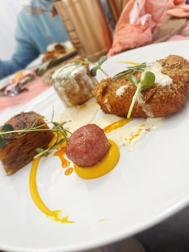 Why Not?! Catering event dish